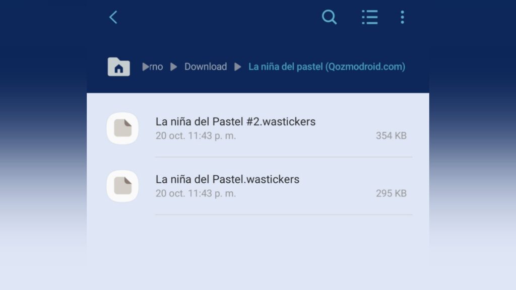 Paquete de los Nuevos STICKERS de la niña del pastel para whatsapp